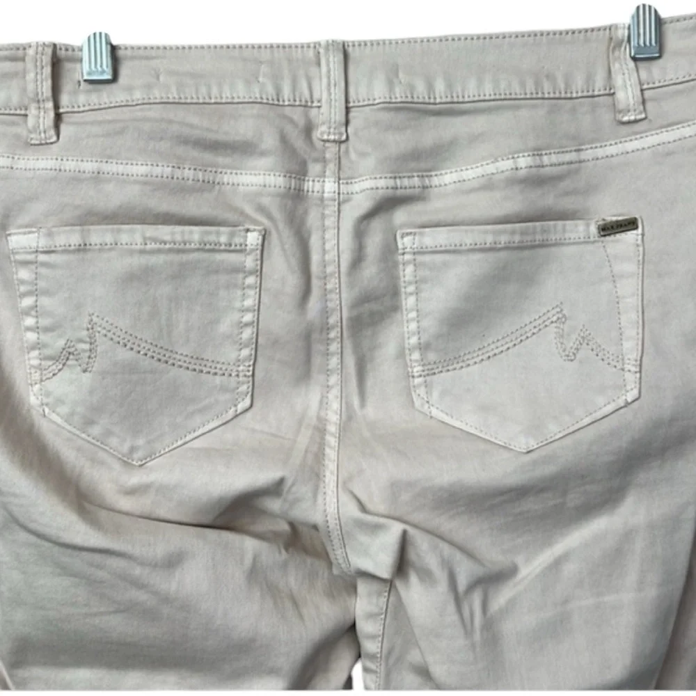 Max Jeans Skinny Cream Ivory Bone Jean Pants Size 6